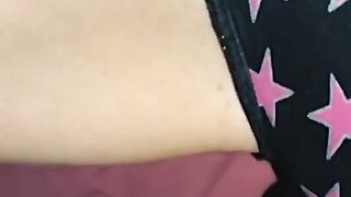 Teen Cums Inside Panties While Watching Porn And Moaning