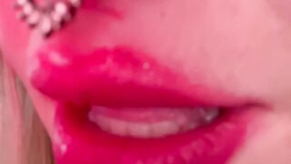 ASMR AHEGAO sucking moaning giggling sounds from Sexy cute blonde MILF