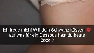 Shy German Girl fucks Best Friend on Snapchat