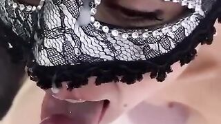 amateur italian blowjob cum on face and swallow cum