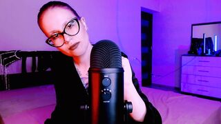 hot Mistress make asmr with her claws