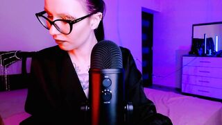 hot Mistress make asmr with her claws