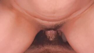 Natural Hairy MILF Fucks Hardcore