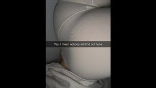 Teen cheats on boyfriend with Anal on Snapchat