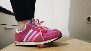 Cock Crush Hard Cum Adidas L.A Trainer