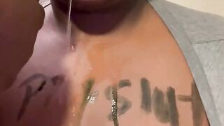 Piss Slut Desperate For Daddy’s Piss In Her Mouth