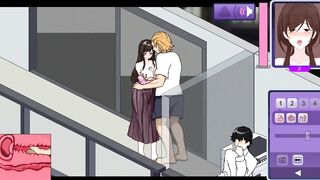 Ntraholic[Tiramisu]Game-NTR Legend secretly caressed his wife's breasts while her husband smokes