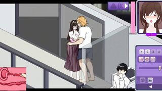 Ntraholic[Tiramisu]Game-NTR Legend secretly caressed his wife's breasts while her husband smokes