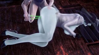 Alcina Dimitrescu takes anal beads dildo up her ass | Resident Evil Village Porn Parody