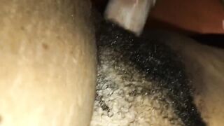 Fucking black hairy pussy