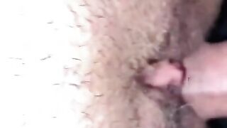 Close up pussy and fuck. Hot MILF. After 3 baby