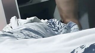 Step Son Sharing A Bed With New Step Mom and fuck over night