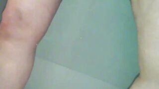 Black Countess Horny pussy pees in the shower