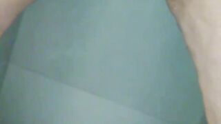 Black Countess Horny pussy pees in the shower