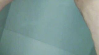 Black Countess Horny pussy pees in the shower