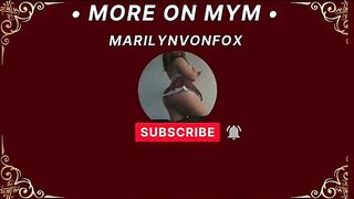 I am marilynvonfox and i put a small dick in my ass (dildo) and vibrate my clit