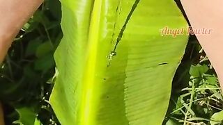 I like to piss in the hotel garden near Banana Tree - my outdoor adventures