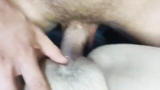 punching white girl while I play with my fingers in her pussy