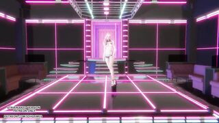 MMD KARA - CUPID Seraphine Sexy Kpop Dance 4K League of Legends KDA Korean Dance