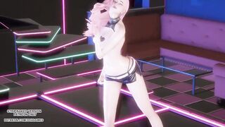 MMD KARA - CUPID Seraphine Sexy Kpop Dance 4K League of Legends KDA Korean Dance