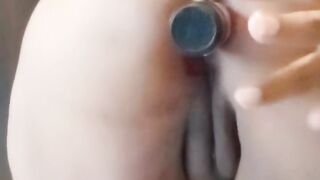 Dildo fuck ass hole