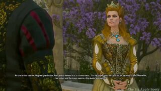 Queen Anna Henrietta Ride on Geralt,s dick for saving her stepsister Syanna Witcher 3