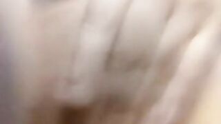 little pink pussy cumming close up- from underneath and from behind