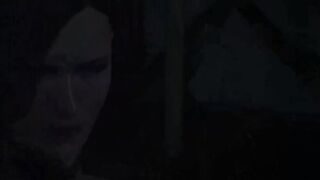 Geralt and Yennefer Wolf Deer Sex Scene at Kaer Morhen Witcher 3