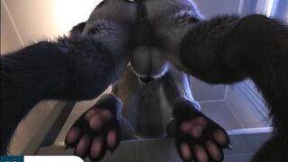 Furry Hard Fuck with Huge Dick Until Cum