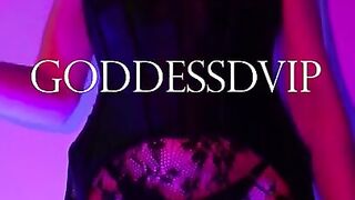 Goddess D shows off their body for your worship