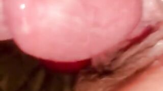 Massive creampie after hard fucking