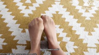 POV JOI - The Only Thing You're Allowed To Do - Jerking Off and Being At My Nylon Feet - Mistress Julia