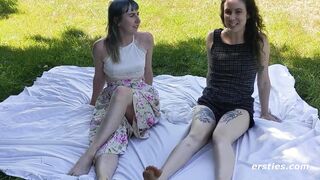 Ersties - Hot Babes Play Outdoors Together