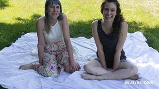 Ersties - Hot Babes Play Outdoors Together