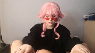 Juicy blowjob with cum in mouth from cutie Dori|Genshin Impact|Dori|blowjob|creampie|cosplay|60FPS|4