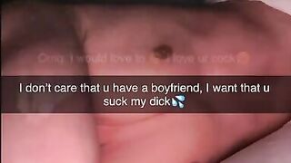 18 Year Old Slut Cheats On Her Boyfriend On Snapchat After Workout And He Cums Inside Her / Cuckold