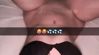 18 Year Old Slut Cheats On Her Boyfriend On Snapchat After Workout And He Cums Inside Her / Cuckold