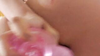 Redhead Latina With Huge Tits Eating Tight Creamy Pussy POV in Sexy Bikini