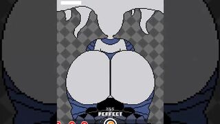 BIG BUTT work for a BIG WHITE HOLLOW KNIGHT LADY in BEATBANGER