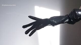 Sensual Latex Gloves and PVC ASMR