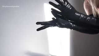 Sensual Latex Gloves and PVC ASMR