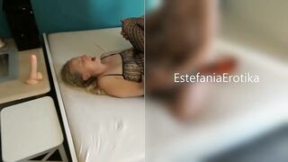 Legs very wide and secretly filmed. I fuck my stepmother's stepsister.