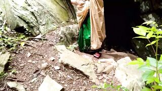 first ever outdoor sex with my neighbor aunty in jungle