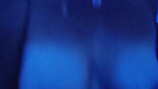 Black light fun with Milf Riding my Cock