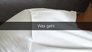 My girlfriend cheats on the Club Toilet Snapchat German