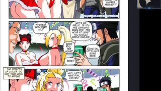 Ino and Tenten fucked hard during the Christmas party