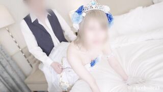 ????(vol1) Cosplay Having sex with an idol while still in our wedding dress costumes.【Aliceholic13】