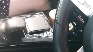 Italian step mom loves to get fucked in the new mercedes benz by step son