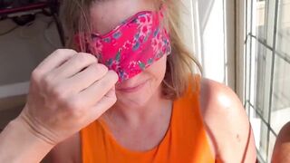 Blindfolded oral on Tracid