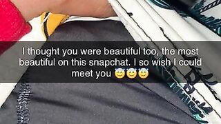 Cheerleader wants to fuck classmate on Snapchat POV :)